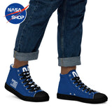 Chaussure homme à l'effigie de la nasa bleu