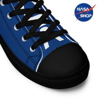 Chaussure NASA homme haute à l'effigie de la nasa bleu