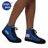 Chaussure NASA Femme Bleue en toile style sneakers