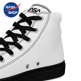 Chaussure NASA Femme blanche avec oeillet sur le coté extérieur