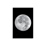 Image de la lune sur poster de 20 x 30 pouces