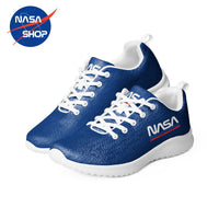 Tennis NASA Bleue pour homme et femme avec le logo worm