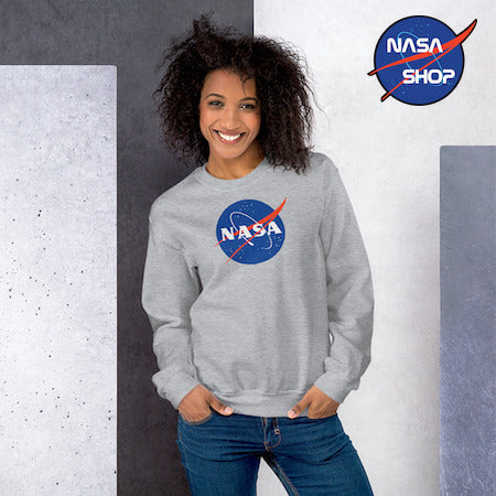 Sweat NASA Femme Gris